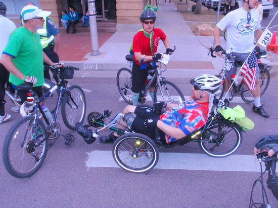 Parade Staging Area.